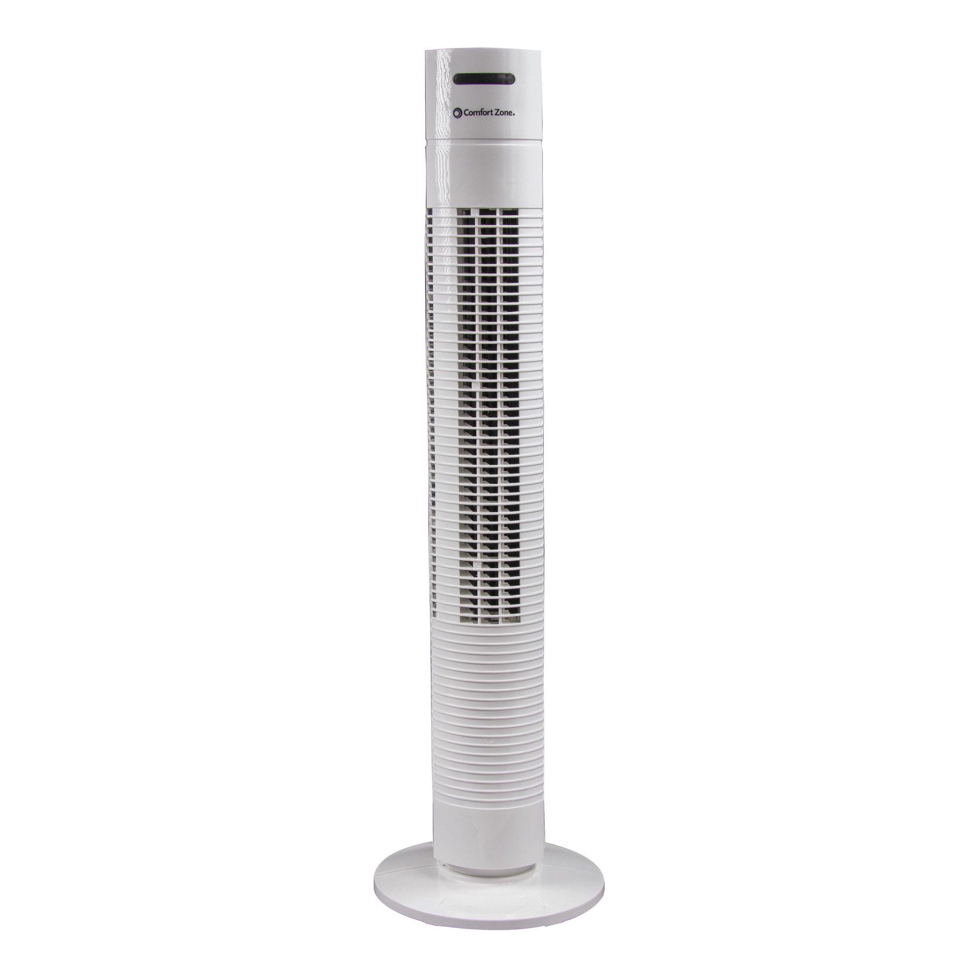 Comfort Zone, 31” Oscillating Tower Fan, Fan Diameter 31 in, Air Delivery 727 cfm, Oscillating, Model# CZTF320WT